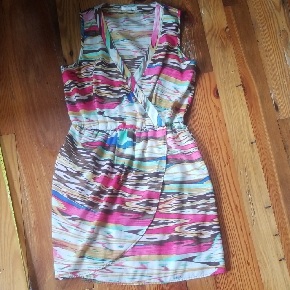 Glam colorful sun dress bridal